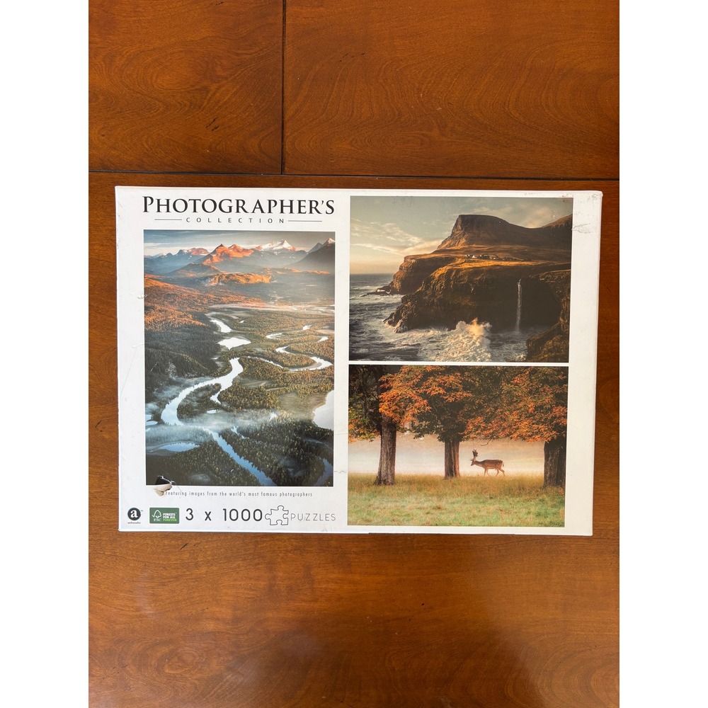 Photographer's Collection 3 x 1000 Piece Jigsaw Puzzles Tobias Hagg Landscape